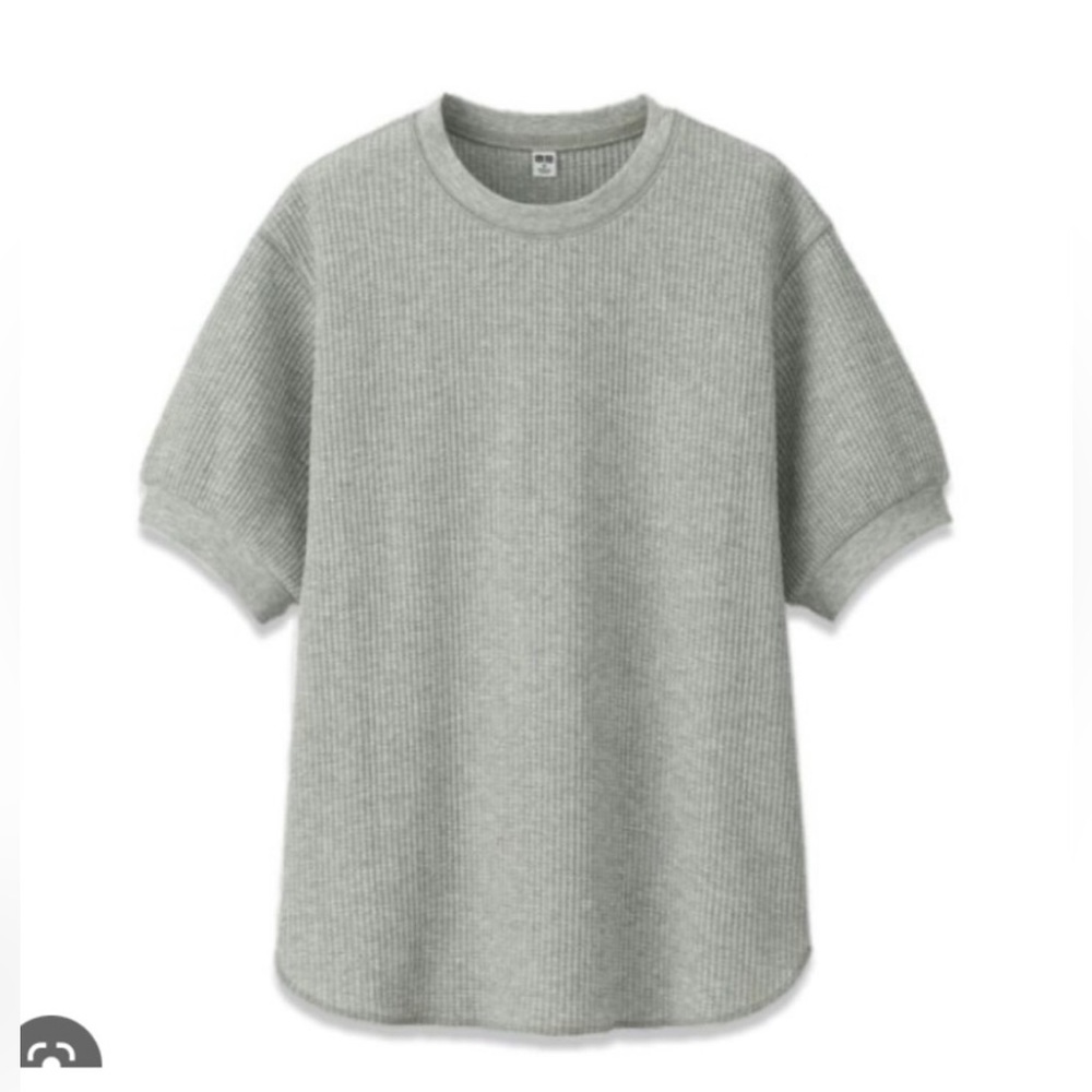 Uniqlo Gray Waffle T-Shirt
